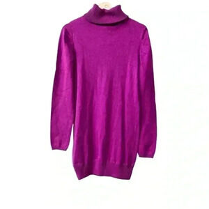 Bisou Bisou Large Body Sweater poof shoulders pencil bottom 33” length